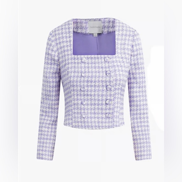 Favorite Daughter Tweed Pattern Jacket - Picture 1 of 5